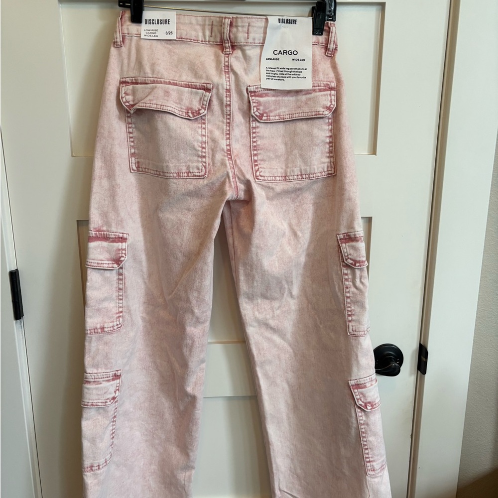 Dagløsor Pink Cargo Wide-Leg Jeans - Picture 5 of 5